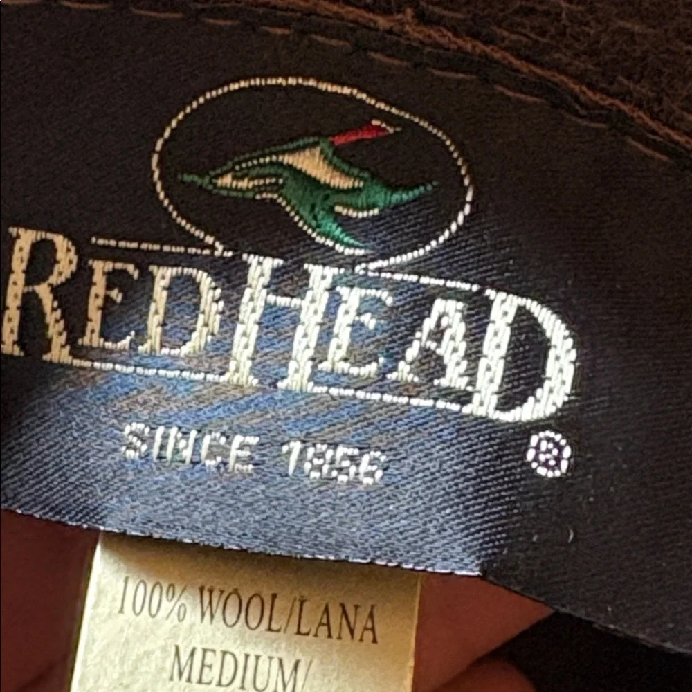 Redhead Brown Wool Fedora Size Medium